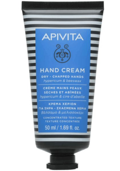 Apivita Hand Cream For Dry-Chapped Hands With Hypericum & Beeswax Крем за сухи и напукани ръце с концентрирана текстура 50ml