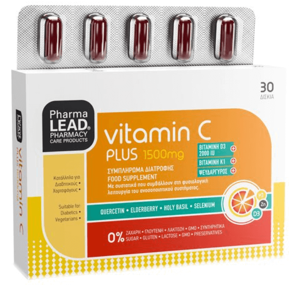 Pharmalead Vitamin C Plus 1500mg Food Supplement 30tabs